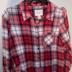 Forever 21 Plaid Top